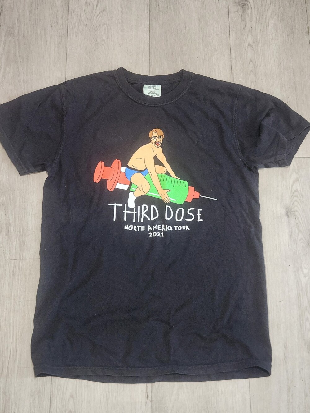 Marc Rebillet Loop Daddy Third Dose 2021 Tour Shirt Small Comfort Colors Funk